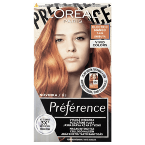 L'ORÉAL PARIS Préférence Vivid Colors permanentní barva na vlasy 7.434 Shibuya 150 ml obraz