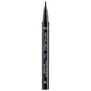 L'ORÉAL PARIS Infaillible Grip 36h Micro-Fine liner 01 Obsidian black černá oční linka 0.4 g obraz