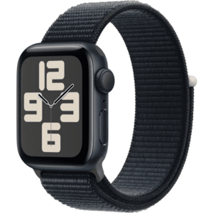 APPLE Watch SE GPS 40mm Aluminium Case with Sport Loop, Midnight obraz