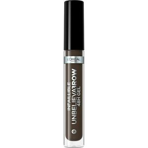 L'ORÉAL PARIS Infaillible Unbelieva Brow 48H gel 5.0 Light Brunette gel na obočí, 3.4 ml obraz