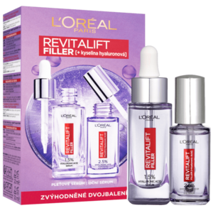 L'ORÉAL PARIS Revitalift Filler sada pleťových sér s kyselinou hyaluronovou obraz