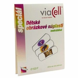 VIACELL D122F dětské náplasti 20x60mm 20 ks obraz