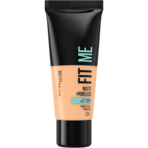 MAYBELLINE NEW YORK Fit Me! Matte + Poreless make-up 124 Soft sand, 30 ml obraz