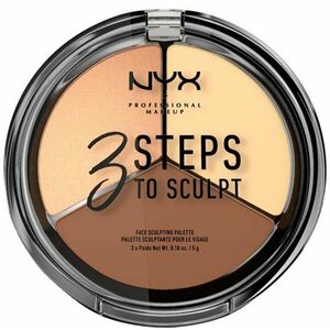 NYX PROFESSIONAL MAKEUP Professional Makeup 3 Steps to Sculpt Konturovací paletka - odstín Light 5 g obraz
