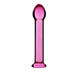 LOVETOY Skleněné dildo Glass Romance pink obraz