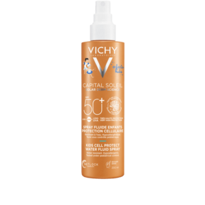 VICHY Capital Soleil Fluidní Sprej vhodný i pro citlivou dětskou pokožku SPF50+ 200 ml obraz