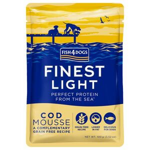 FISH4DOGS Finest Light, Lahodná kapsička pro psy 99 % treska 100 g obraz