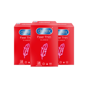 DUREX Kondomy Feel Thin Classic pack (2+1) 54 ks obraz