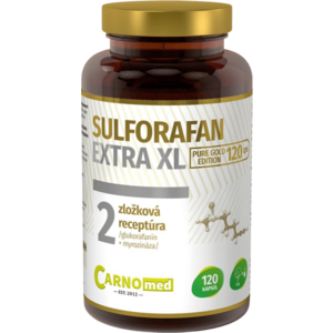 CARNOMED Sulforafan Extra XL Pure Gold Edition 120 kapslí obraz