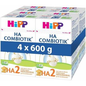 HIPP HA 2 Combiotik® Pokračovací kojenecká výživa 4 x 600 g obraz