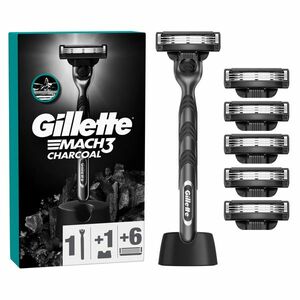 GILLETTE Mach3 Charcoal holicí strojek pro muže obraz