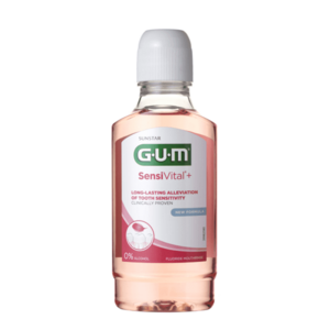 GUM SensiVital ústní voda (výplach) pro citlivé zuby s CPC 0, 07 %, 300 ml obraz