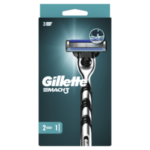 GILLETTE Mach3 holící strojek + 2 hlavice obraz