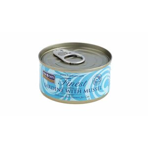 FISH4CATS Konzerva pro kočky Finest sardinka s mušlemi 70 g obraz