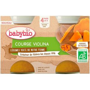 BABYBIO Dýně Violina z naší vlastní ekofarmy 2 x 130 g obraz