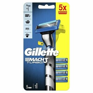 Gillette Mach3 pánský holicí strojek + 5 hlavic obraz