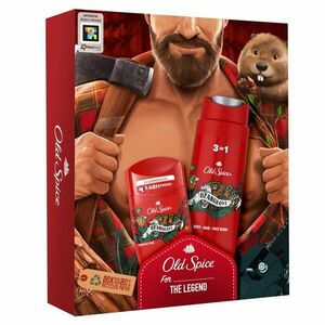 OLD SPICE Lumberjack pro muže, Dárková sada s tuhým deodorantem a sprchovým gelem Bearglove obraz