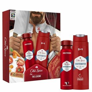 OLD SPICE Chef pro muže, Dárková sada s deodorantem ve spreji a sprchovým gelem Whitewater se svěží vůní obraz