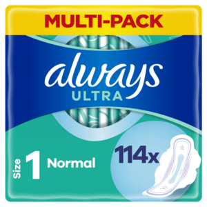 ALWAYS Ultra Hygienické Vložky Normal (V1) S Křidélky 114 ks obraz