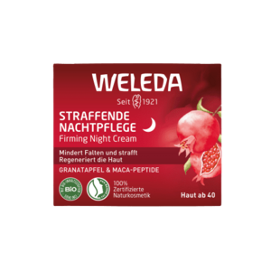 WELEDA Zpevňující noční krém s granátovým jablkem a maca peptidy 40 ml obraz