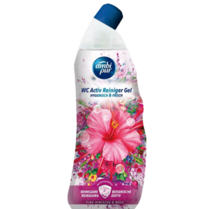 AMBIPUR WC gel Pink hibiscus&Rose 750 ml obraz