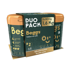 BEGGS 2 pokračovací mléko 2 x 800 g obraz