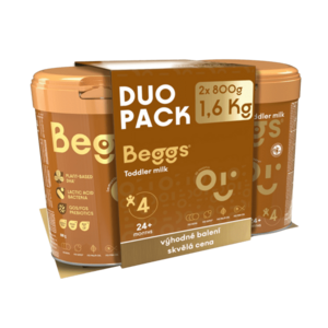 BEGGS 4 batolecí mléko 2 x 800 g obraz