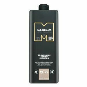 Label.M Cool Blonde Toning Shampoo tónovací šampon pro platinově blond a šedivé vlasy 1000 ml obraz