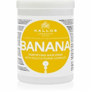 Kallos KJMN Professional Banana posilující maska s multivitamínovým komplexem 1000 ml obraz