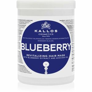 Kallos KJMN Professional Blueberry revitalizační maska pro suché, poškozené a chemicky ošetřené vlasy 1000 ml obraz