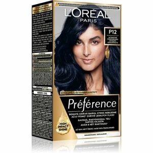 L’Oréal Paris Préférence barva na vlasy odstín P12 Intense Cool Black 1 ks obraz