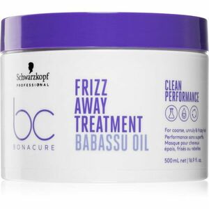 Schwarzkopf Professional BC Bonacure Frizz Away Treatment maska pro nepoddajné a krepatějící se vlasy 500 ml obraz