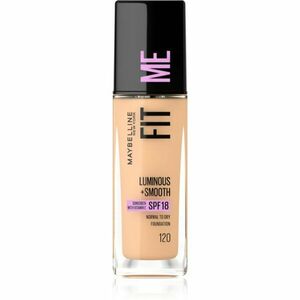 Maybelline Fit Me! tekutý make-up pro rozjasnění a vyhlazení pleti odstín 120 Classic Ivory 30 ml obraz