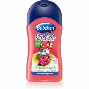 Bübchen Kids Shampoo & Shower II šampon a sprchový gel 2 v 1 cestovní balení Himbeere 50 ml obraz