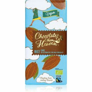 Chocolates from Heaven Mléčná čokoláda veganská čokoláda v BIO kvalitě 100 g obraz