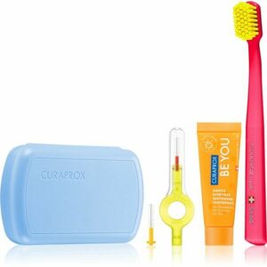 Curaprox Travel Set cestovní set Blue(na zuby, jazyk a dásně) obraz