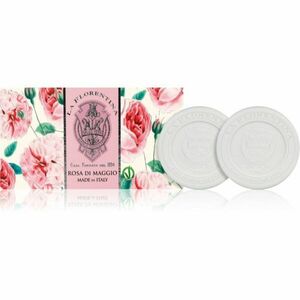 La Florentina Rose of May Sculpted Soap přírodní tuhé mýdlo s vůní růží 2x115 g obraz