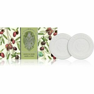 La Florentina Olive Flowers Sculpted Soap přírodní tuhé mýdlo Olive Leaf Extract 2x115 g obraz