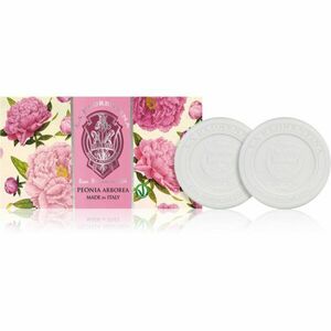 La Florentina Arboreal Peony Sculpted Soap Set přírodní tuhé mýdlo pivoňka 2x115 g obraz