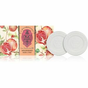 La Florentina Pomegranate Sculpted Soap přírodní tuhé mýdlo 2x115 g obraz