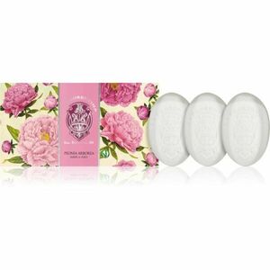 La Florentina Arboreal Peony Hand Soap sada tuhých mýdel pivoňka 3x150 g obraz