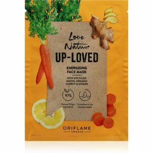 Oriflame Love Nature Up-Loved Upcycled Lemon & Organic Carrot & Ginger obnovující maska 10 ml obraz