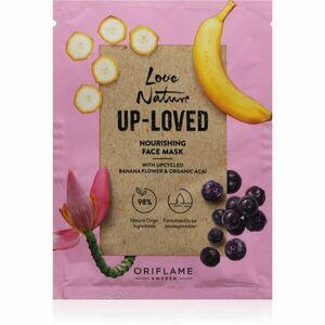 Oriflame Love Nature Up-Loved Upcycled Banana Flower & Organic Acai hydratační a vyživující pleťová maska 10 ml obraz