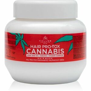 Kallos Hair Pro-Tox Cannabis regenerační maska na vlasy s konopným olejem 275 ml obraz