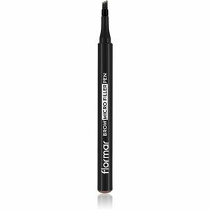 flormar Brow Micro Filler Pen fix na obočí odstín 002 Medium Brown 1.1 ml obraz