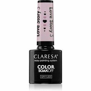 Claresa SoakOff UV/LED Color Love Story gelový lak na nehty odstín 3 5 g obraz