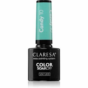 Claresa SoakOff UV/LED Color Candy gelový lak na nehty odstín 10 5 g obraz