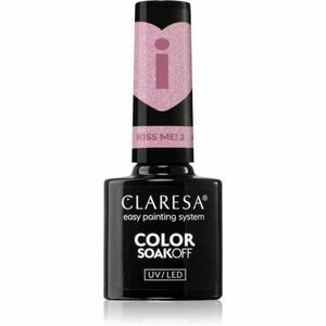 Claresa SoakOff UV/LED Color Kiss Me gelový lak na nehty odstín 2 5 g obraz