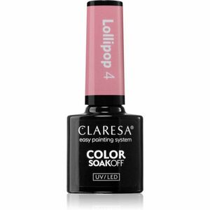 Claresa SoakOff UV/LED Color Lollipop gelový lak na nehty odstín 4 5 g obraz