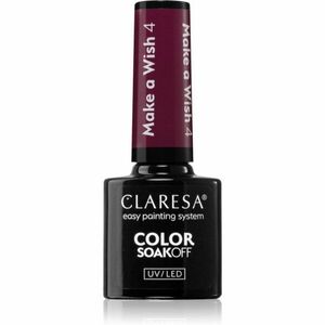 Claresa SoakOff UV/LED Color Make a Wish gelový lak na nehty odstín 4 5 g obraz